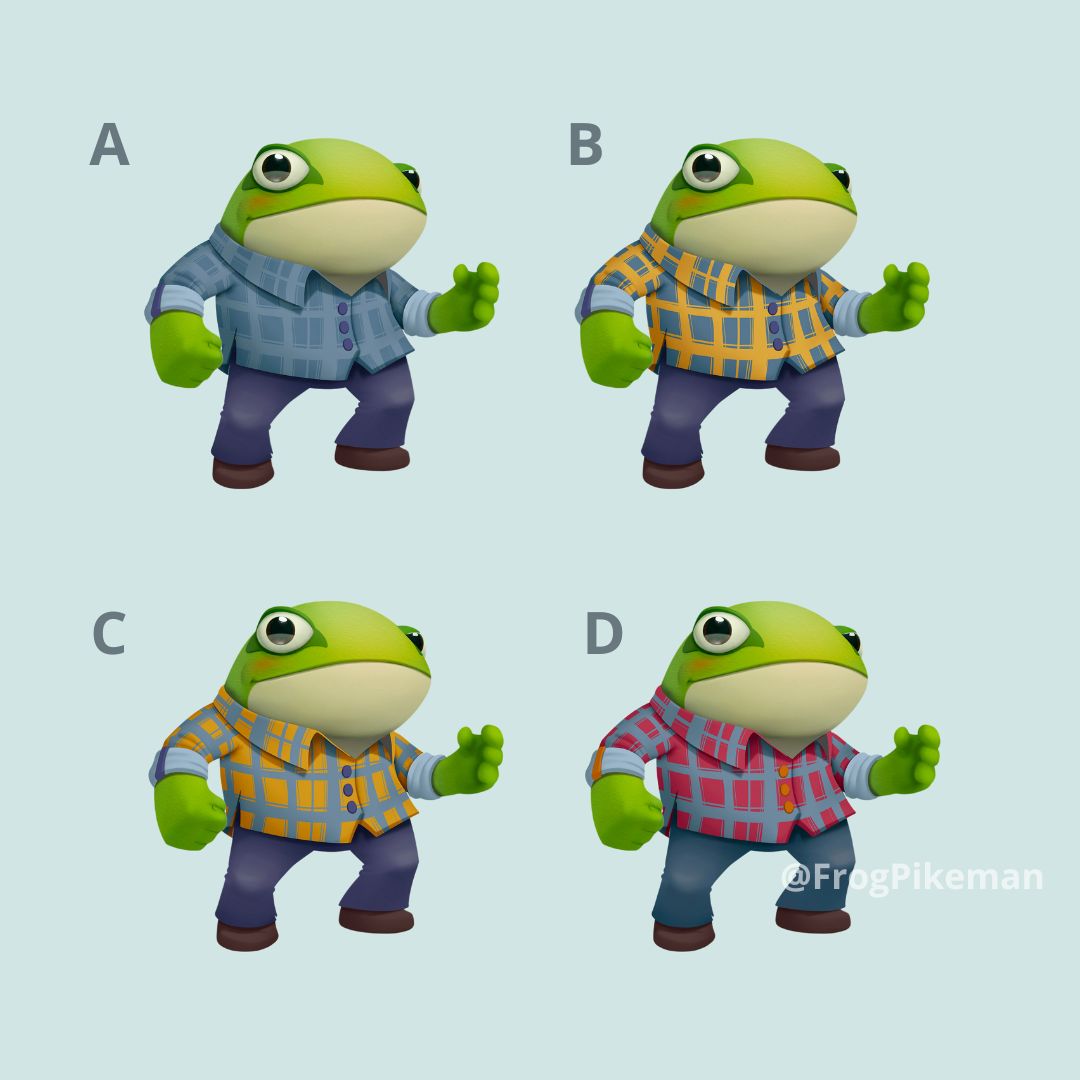 frogpikeman's tweet photo. Hey Froggys! I am going out tonight. Can you help me with the outfit? https://t.co/lSh7FaCM1o