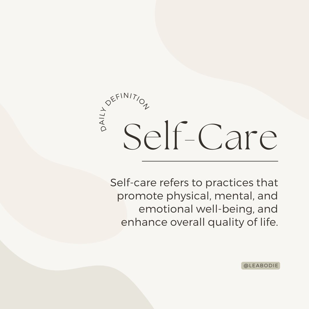 lea_bodie's tweet image. Prioritizing Self-Care: Nurturing the Body, Mind, and Soul for a Balanced Life. 🌿✨ 

#SelfCareMatters #WellnessJourney #DailyDefinition @leabodie