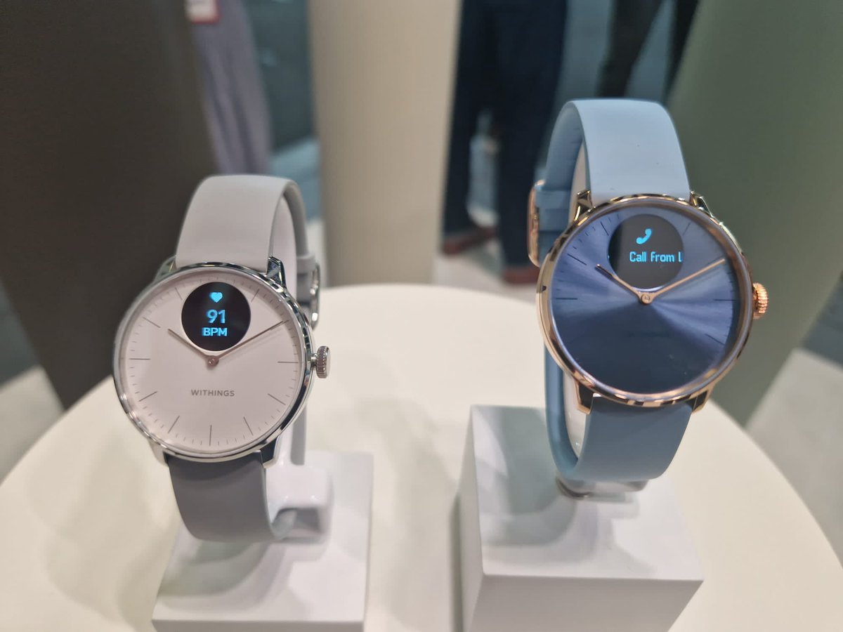 TandemMC's tweet image. These are just two of the beautiful new colors the Withings ScanWatch Light is available in. #healthtech #designstyle