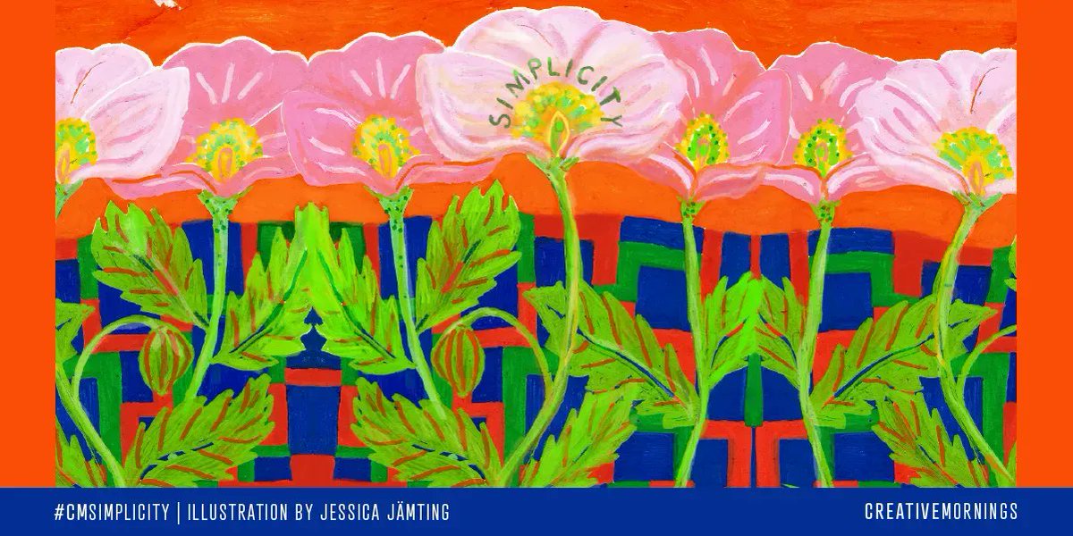 Chicago_CM's tweet image. Meet Jessica Jämting, our Simplicity illustrator for September! She is a Swedish artist, illustrator and designer based in Gothenburg who creates vibrant and maximalist art and interior designs. Explore some of Jessica’s favorite works 👉 #CMSimplicity #CreativeMornings