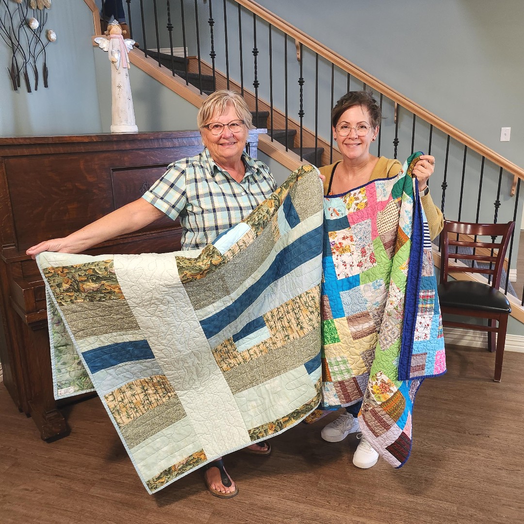 What a wonderful surprise to receive this beautiful donation from the Sylvan Lake Quilter's Guild! We are incredibly thankful for the hard work and skill that went into making this generous gift and your support of Red Deer Hospice.

#Community #Care #RedDeer #Hospice