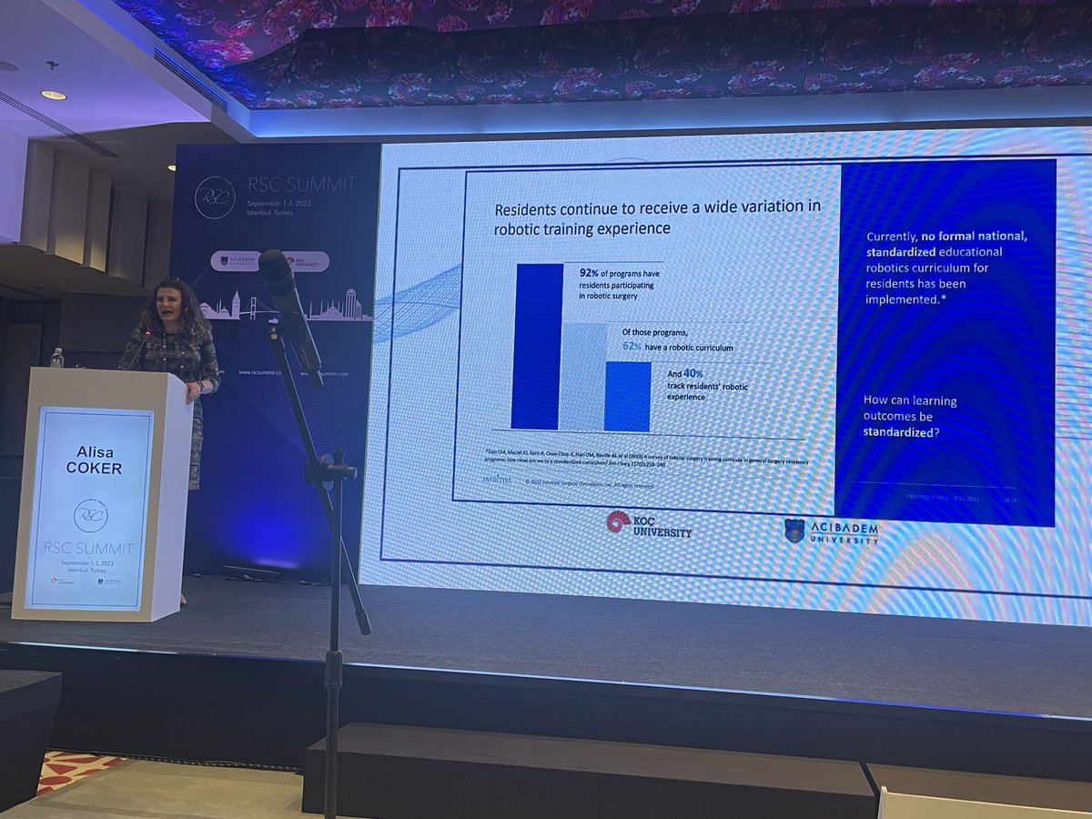 Laila Rashidi (@lailara58) on Twitter photo Great talk by Dr. <a href="/alisamae/">Alisa Coker, M.D.</a> discussing about Robotic surgery education working group . It’s key for education #RSC2023 <a href="/YusefKudsi/">Yusef Kudsi</a> Great talk by Dr. <a href="/alisamae/">Alisa Coker, M.D.</a> discussing about Robotic surgery education working group . It’s key for education #RSC2023 <a href="/YusefKudsi/">Yusef Kudsi</a>