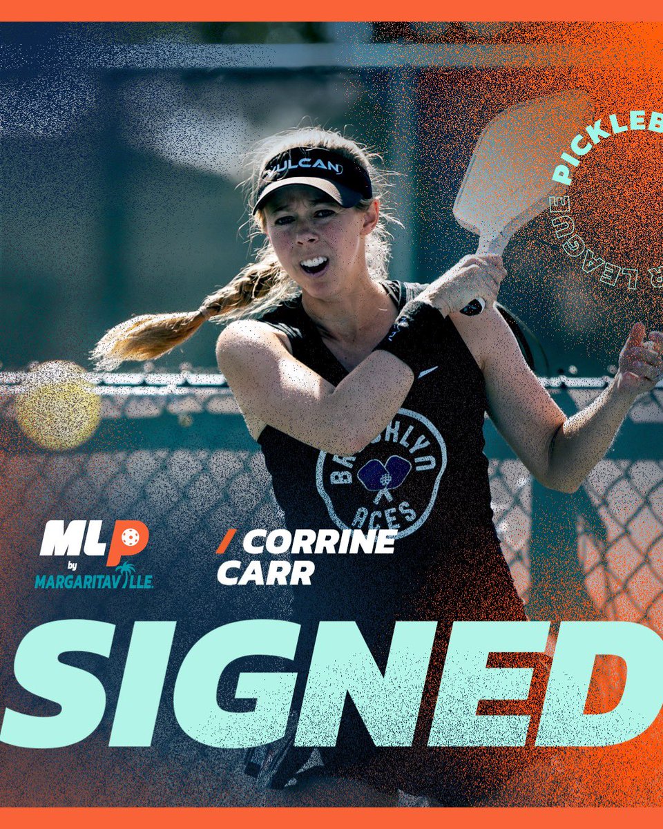 MajorLeaguePB's tweet photo. ✍️ CORRINE CARR ✍️

One of pickleball’s OGs and momma bear is in! 🧸 @Corrine_Carr has committed to a two-year contract, 2024 through 2025, with Major League Pickleball! 😎

#MajorLeaguePB https://t.co/MBC4O7WHyd