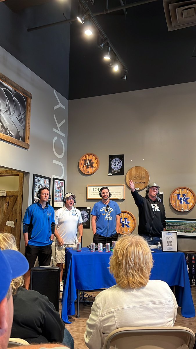 Starting vacation with the guys! #KSRPreShow and #KSR

Full day tomorrow with <a href="/UKFootball/">Kentucky Football</a>,  <a href="/ovwrestling/">OVW Wrestling</a>, then closing it out with <a href="/Alice_Blue_Gown/">Alice Blue Gown</a> 

<a href="/KySportsRadio/">Matt Jones</a> <a href="/ShannonTheDude/">Shannon The Dude</a> <a href="/BillyRsports/">Billy Rutledge</a> <a href="/DrewFranklinKSR/">Drew Franklin</a> <a href="/ryanlemond/">Ryan Lemond</a> #LFG