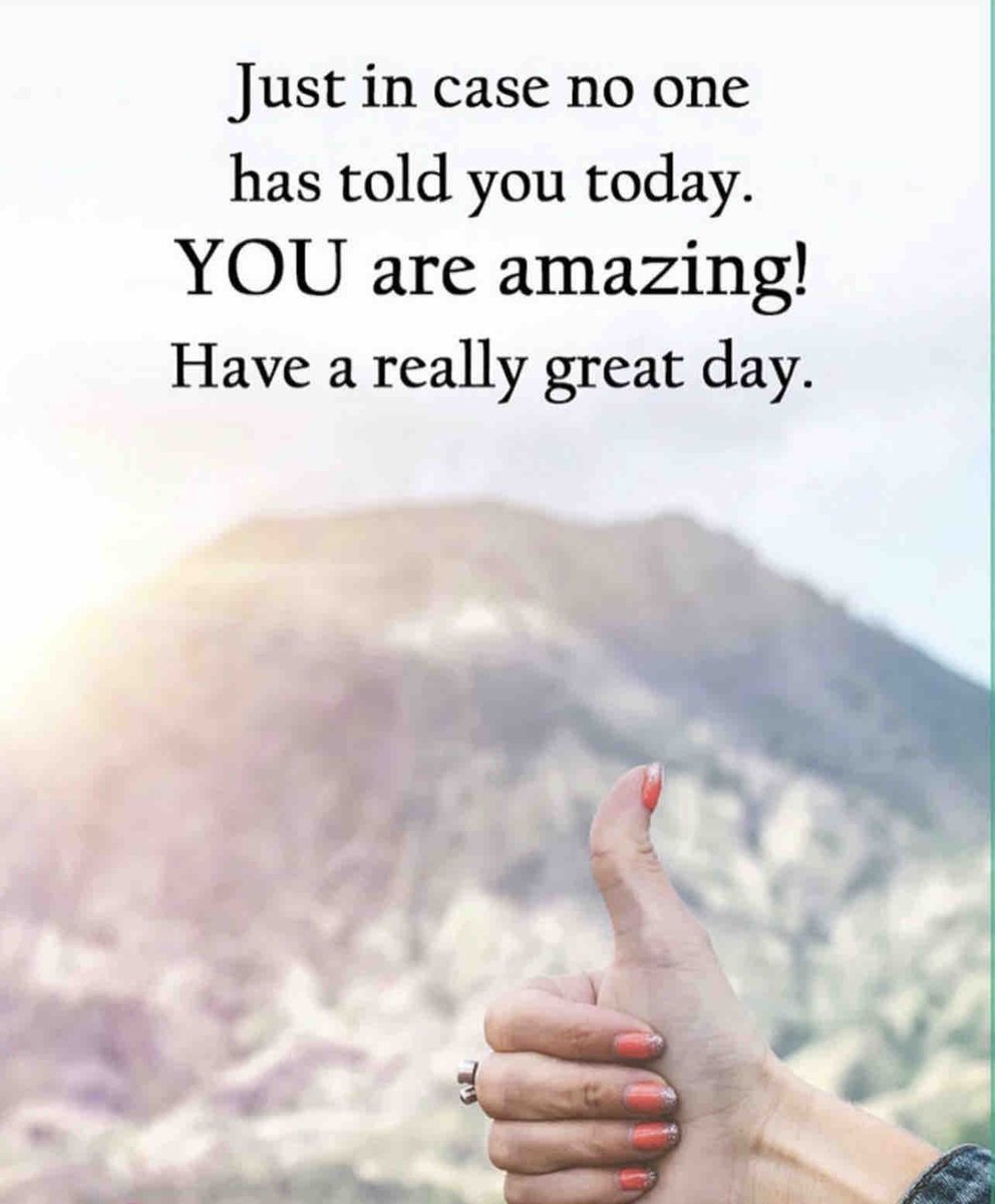 You are amazing! ✌️