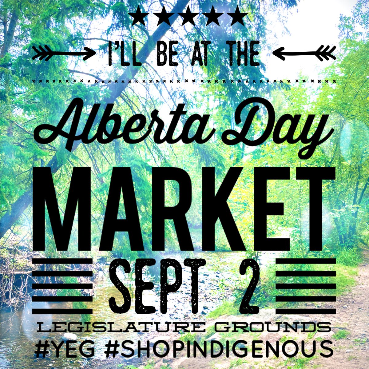 Come say Taanshii this Saturday! #yeg #AlbertaDayMarket #ShopIndigenous #ShopMétis