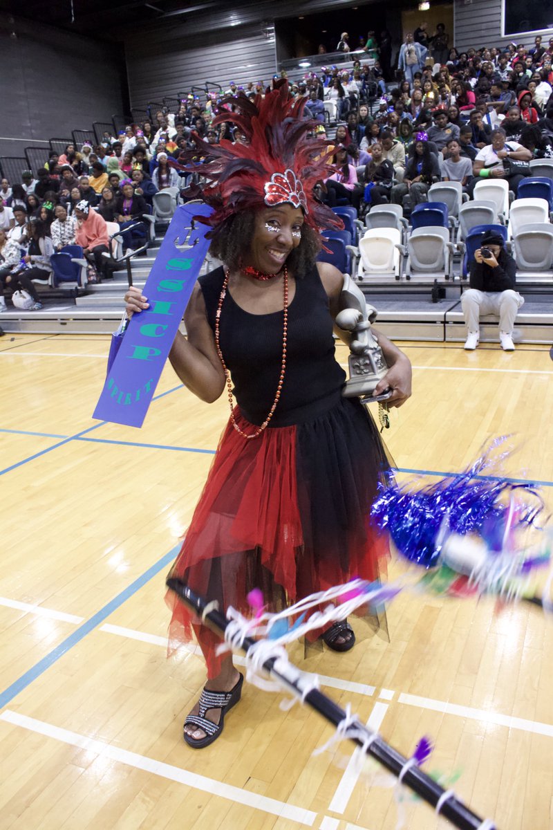Students experienced a fun day of instruction. They learned about countries that celebrate Carnival. The learning culminated in a parade with a prize given for best representation. And the winner was…#GoTars