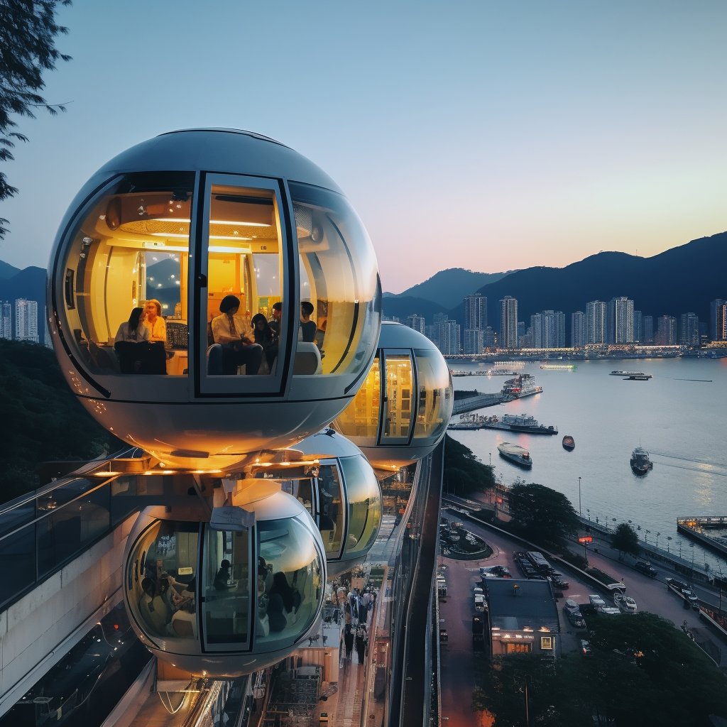 NameisJinYoo's tweet photo. Busan Sky capsule #midjourney # https://t.co/BcyDUEp80B