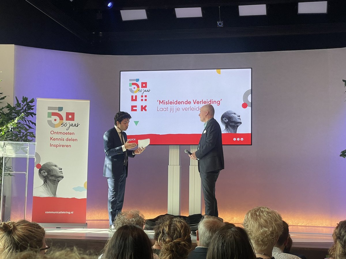 Misleidende verleiding: 50-jaar jubileumfeest van <a href="/KringUCK/">Utrechtse Communicatiekring #KringUCK</a> wordt afgetrapt door voorzitter @koenvantankeren