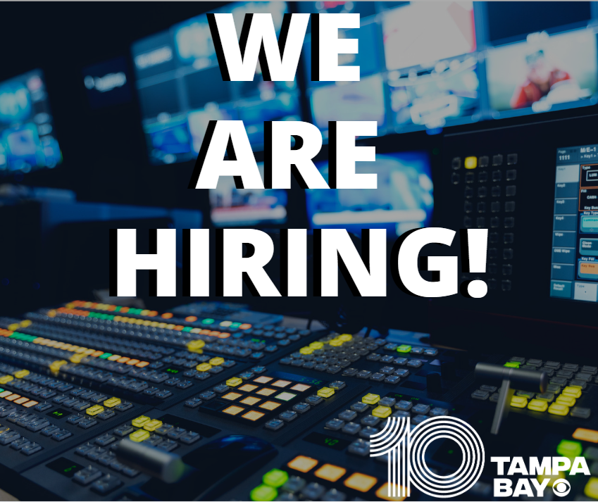 ericaguevara's tweet photo. PRODUCER FRIENDS! 10 Tampa Bay is looking for its next rockstar producer with creative vision, strong editorial judgment, and a competitive, collaborative spirit!  If you're looking to join a team that proudly serves differently, learn more here: https://t.co/L8M5rIa4jo. https://t.co/nQvDROigYU