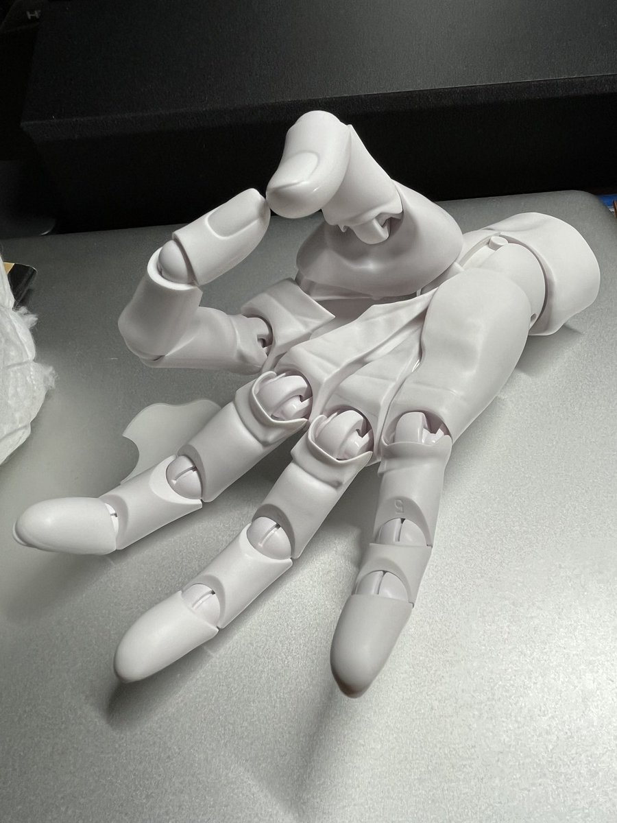 ハンドモデル、弄ってると面白いな。いかほどいただけるんで？とか