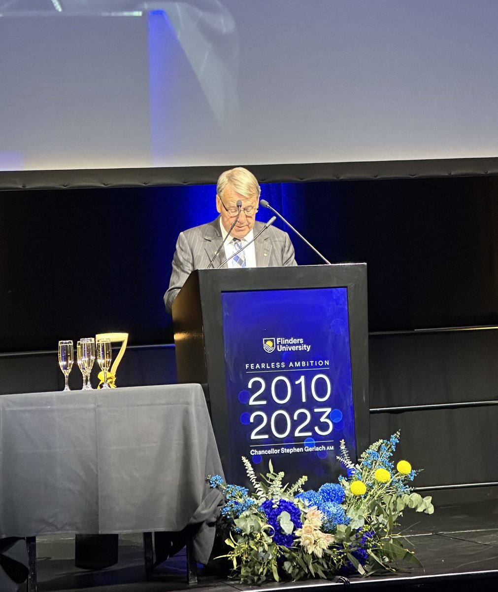 Colin Stirling (@colinstirling) on Twitter photo Tonight we farewelled Chancellor Stephen Gerlach after his 13 plus years of service to Flinders University. Many thanks Stephen! <a href="/Flinders/">Flinders University</a> Tonight we farewelled Chancellor Stephen Gerlach after his 13 plus years of service to Flinders University. Many thanks Stephen! <a href="/Flinders/">Flinders University</a>