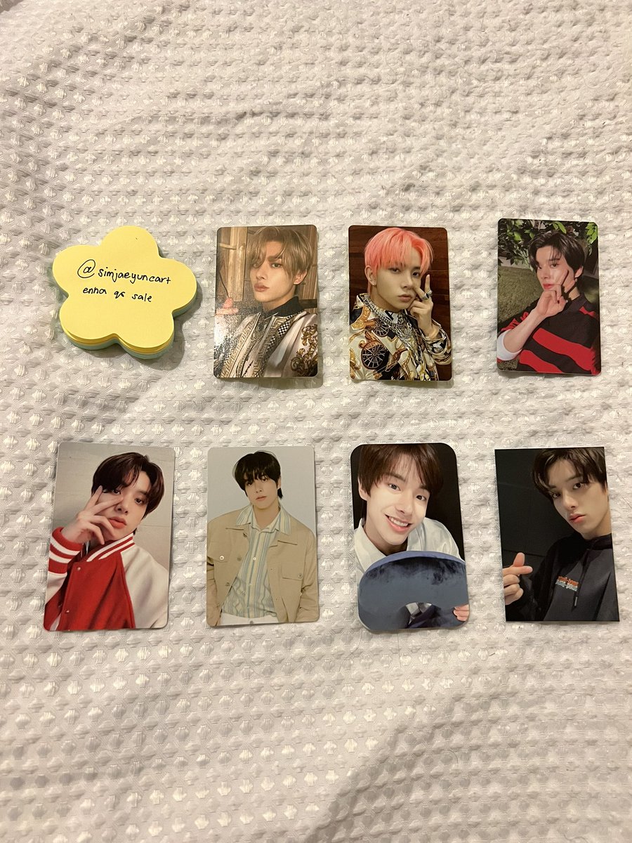 simjaeyuncart's tweet photo. wts lfb ph

ENHYPEN JAKE &amp; HEESEUNG &amp; JAY PCS

- Album, Selca, Holo, Polaroid, Japan
- POB, Lucky Draw, Yzy, Naver Live
- Uniform, Wallet, Pillow, Weverse
- Broadcast, Event, Fansign, HMV

All in good condi, DM me to buy :)

t. photocards, pocas, pc, enha, pre order benefit, pom https://t.co/6aAC4k7r3E