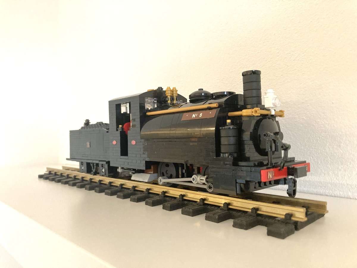 BrickTrainAward's tweet photo. Entry for Best Other Locomotive
—
Locomotive No. 5 “Welsh Pony” (Ffestiniog Railway) by Spur II aus Klemmbausteinen
Europe &amp; Middle East 

#legotrain #lego #bricktrainawards #legotrains #modeltrains https://t.co/SpePYcfDPu