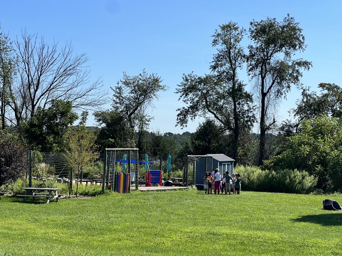 Ms. Kouzis’ class is taking advantage of this beautiful September morning and our outdoor learning center! <a href="/TewksburySchool/">Tewksbury Township School District</a>