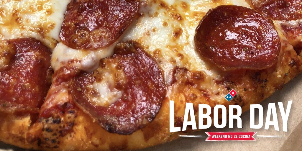 DominosPizzaPR's tweet photo. Weekend largo para “chillear”, tirarte para atrás, cerrar la cocina y ordenar Domino’s. https://t.co/bzcl9ZG6VL