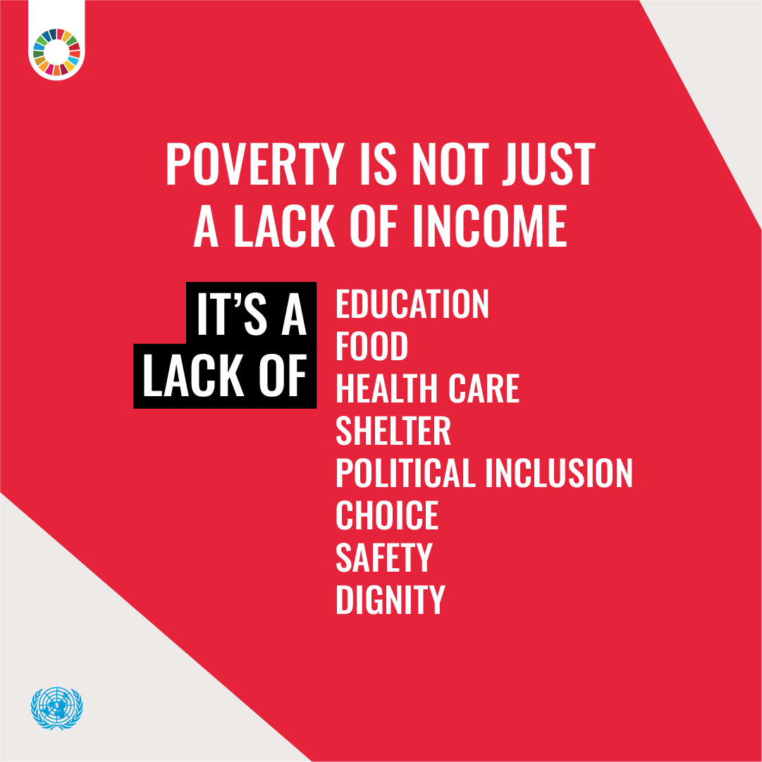 Everyone deserves to live a life free from #poverty and a chance to thrive. The #GlobalGoals aim to help eradicate poverty so all people, everywhere can live in dignity and prosperity ➡️ brnw.ch/21wCcst