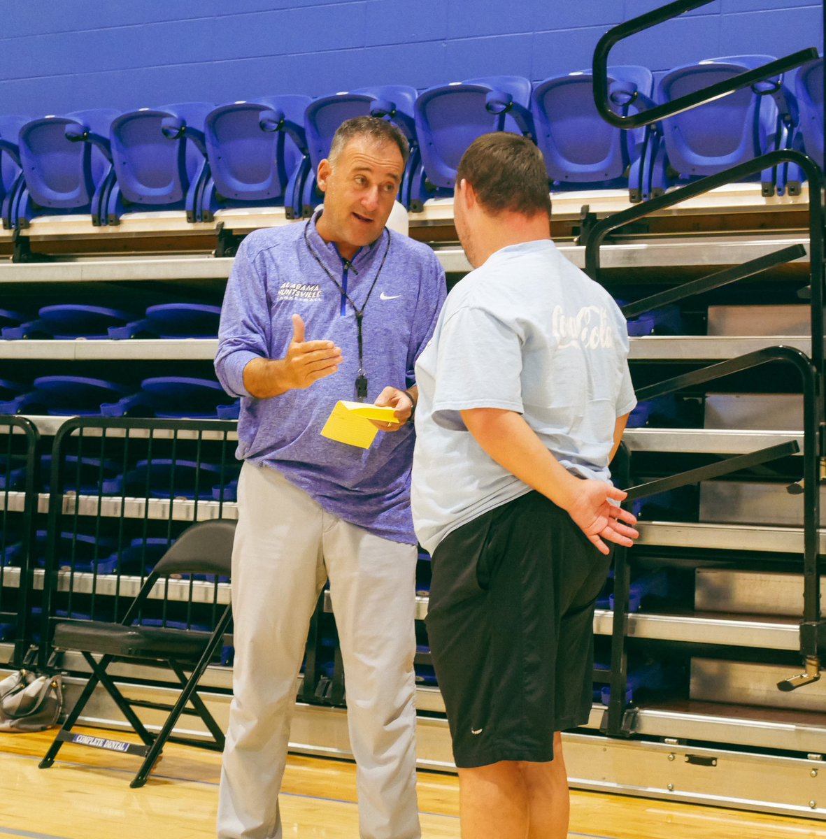 UAH_MBB's tweet photo. We just may have found our newest Charger!
Thanks for making it the best practice of the year, Joe. https://t.co/yk4hiiWtYY