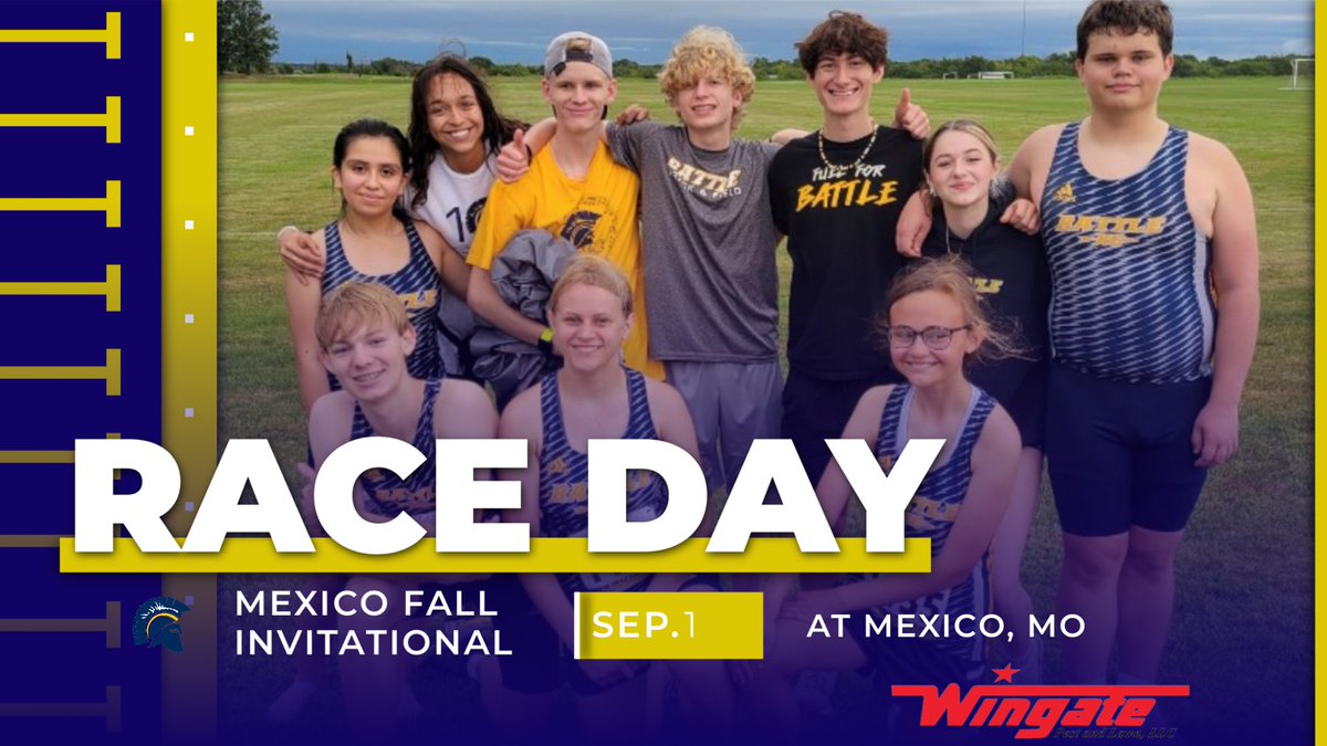 athletics_cps's tweet image. Good luck to Battle Cross Country as they compete in the Mexico Fall Invitational today!