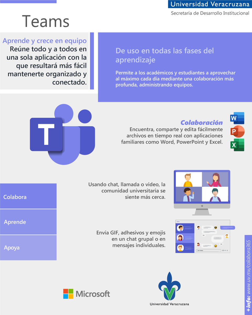 DGTIUV's tweet photo. Haz que tus reuniones de trabajo sean divertidas y fáciles usando #Teams.
~ Interactúa por chat, llamada o video.
~ Trabaja colaborativamente el mismo documento en línea.
En el sitio de #Colabora365, encontrarás más información al respecto:
https://t.co/4GL8kU3vRS https://t.co/nula2te4ri