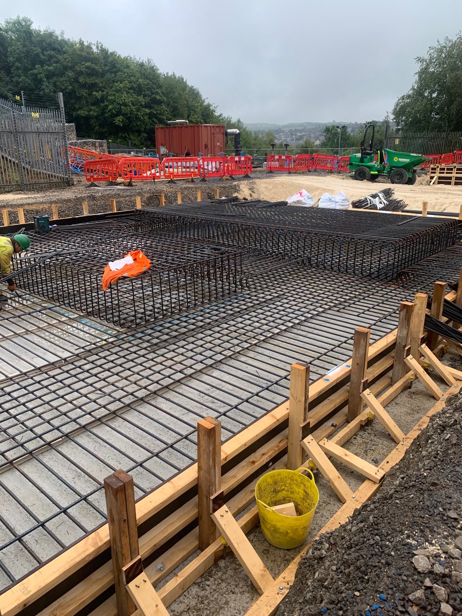 Works towards a new Shunt Reactor Transformer Bund are progressing well at our Stocksbridge 400kV Site #civilengineering #steelfixing