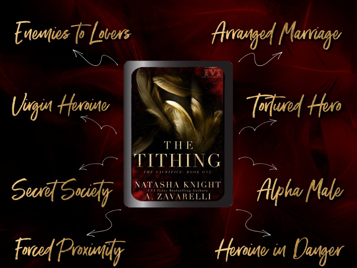 #COVERREVEAL #PREORDER No one counted on the lion falling in love with the lamb. And loving Willow could cost me everything. The Tithing by <a href="/NatashaKnight13/">Natasha Knight</a> &amp; <a href="/AZavarellibooks/">A. Zavarelli</a> #TheSacrificeDuet #Kobo geni.us/TheTithingKobo #GooglePlay geni.us/TheTithingGP