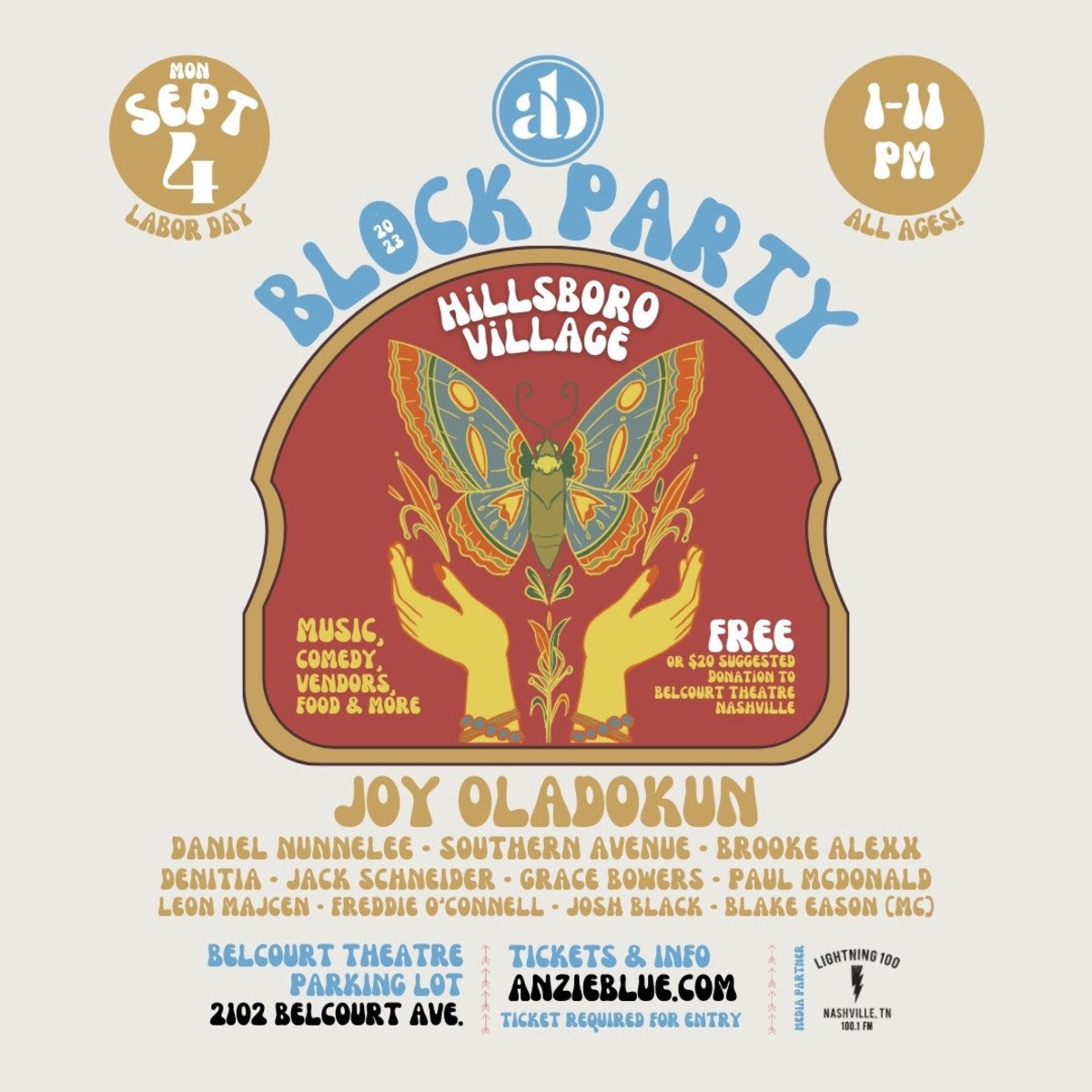 We’re about to go live with the one and only <a href="/joyoladokun/">joy oladokun is in crocs.</a> ahead of her Labor Day performance at the <a href="/anzieblue/">AnzieBlue</a> block party this weekend! Tune in starting at 9:30am on <a href="/GetOnVolume/">Volume.com</a>: volume.com/Lightning100