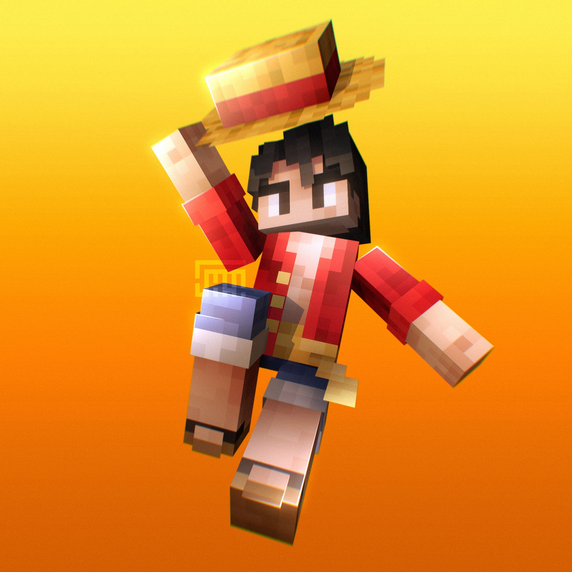 luffy monkey  Minecraft Skins