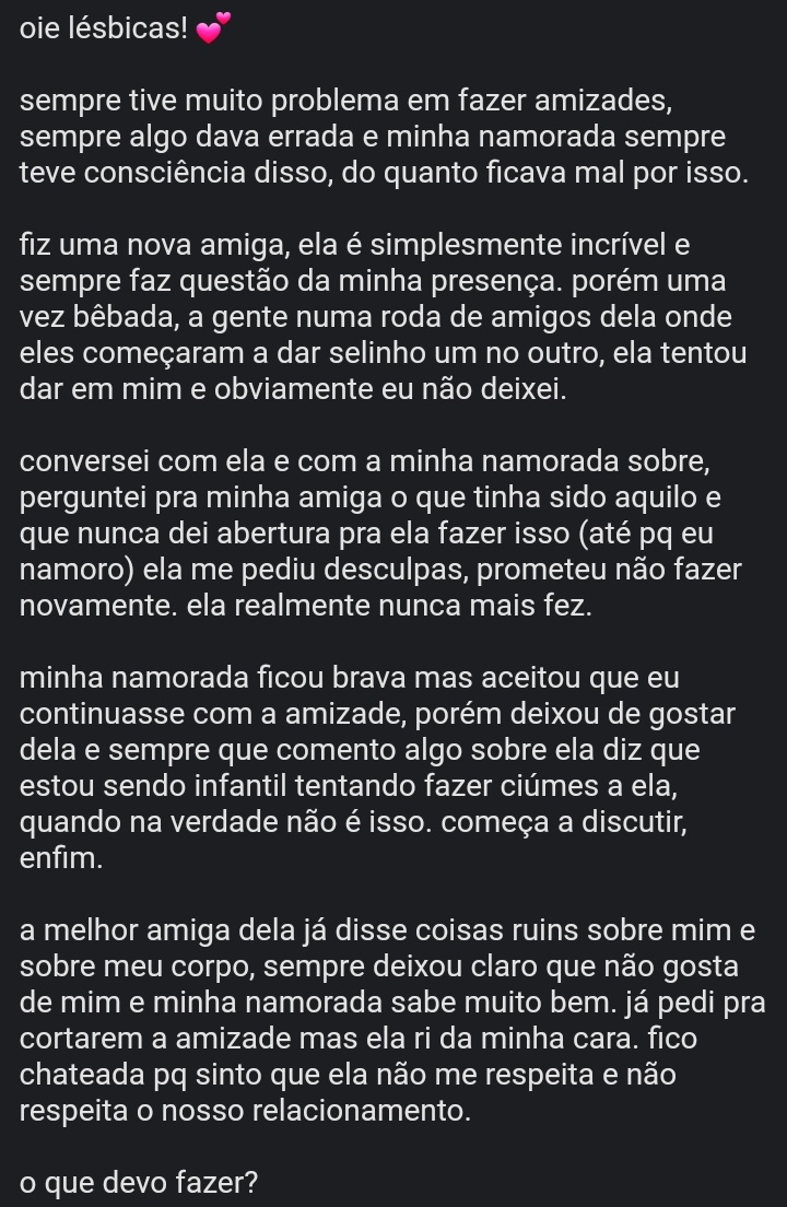 Amigas Para Sempre? Sabe o que isto realmente significa