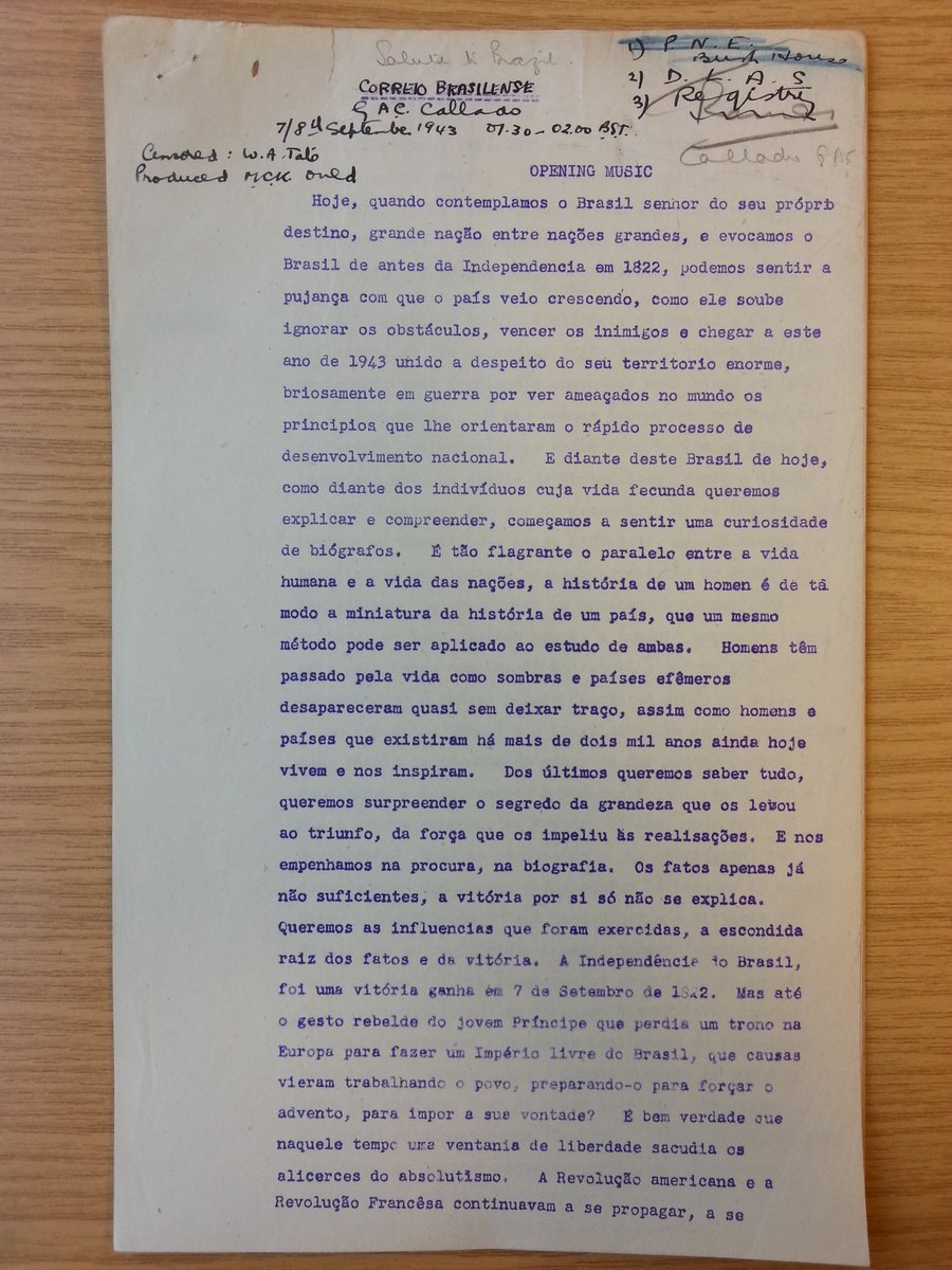 King's Global Affairs (@kings_sga) on Twitter photo In the latest <a href="/KingsBrazil/">King's Brazil Institute</a> blog post, Dr <a href="/DanielMThomaz/">Daniel Mandur Thomaz</a> writes about a forgotten BBC Brazilian drama by playwright AntĂ´nio Callado, now restaged by students of <a href="/kingsartshums/">King's Arts & Humanities</a>.
Read more and listen to the restaged audio drama 🎧⬇️
kcl.ac.uk/students-reviv… In the latest <a href="/KingsBrazil/">King's Brazil Institute</a> blog post, Dr <a href="/DanielMThomaz/">Daniel Mandur Thomaz</a> writes about a forgotten BBC Brazilian drama by playwright Antônio Callado, now restaged by students of <a href="/kingsartshums/">King's Arts & Humanities</a>.
Read more and listen to the restaged audio drama 🎧⬇️
kcl.ac.uk/students-reviv…