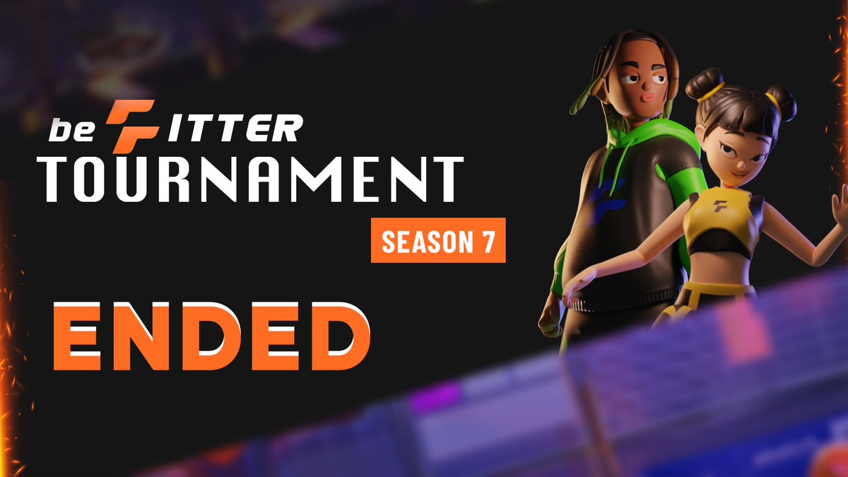 🏆 #Tournament Season 7 Has Come to a Close! 🏆

📢 Results Announcement: The final #winner will be revealed, and prizes will be distributed on Sept 7, 2023.

Thank you all for your participation and dedication. Stay tuned for the exciting results! 🥳💰 #M2E #Move2Earn #NFT