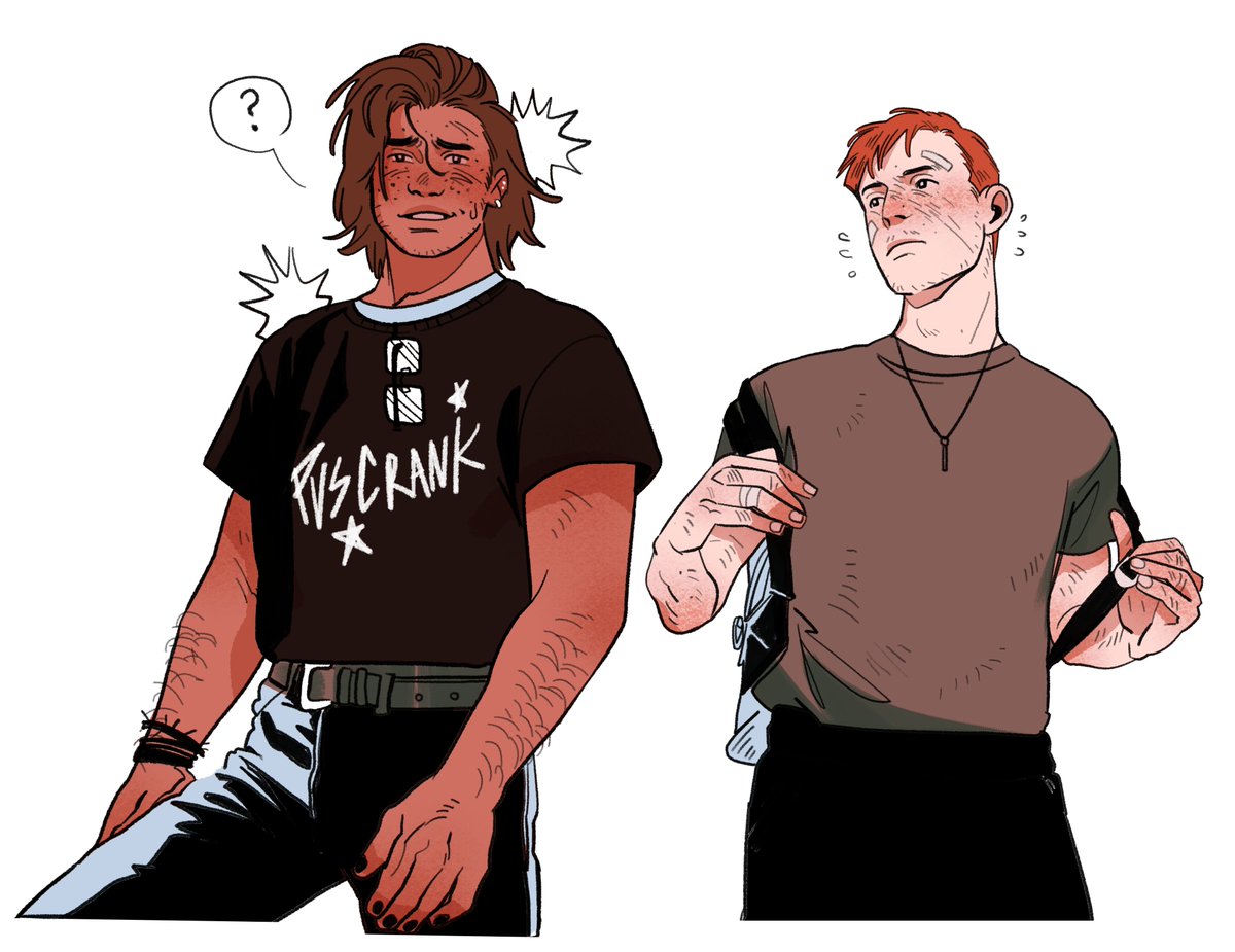 noahdeaart's tweet image. punk boyfriend....😣