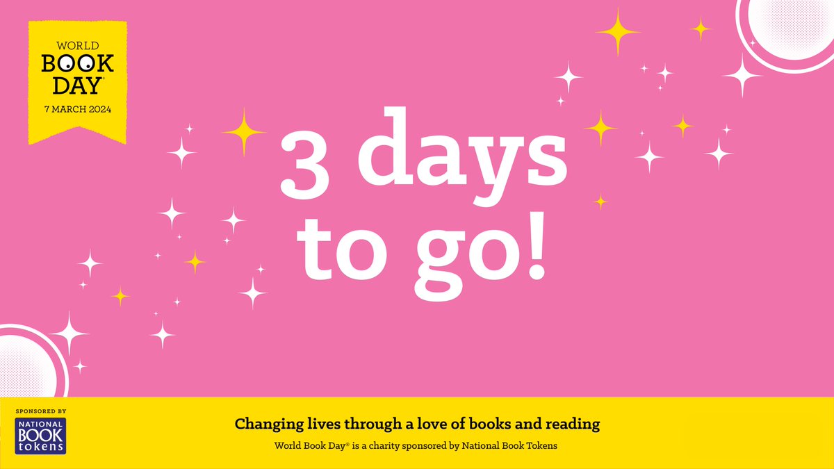We can't wait!! Only 3⃣more days until we unveil our exciting plans for #WorldBookDay 2024 and the NEW £1/€1.50 books! Stay tuned on our social media on Wednesday morning… we’ll be sharing it here first!👀