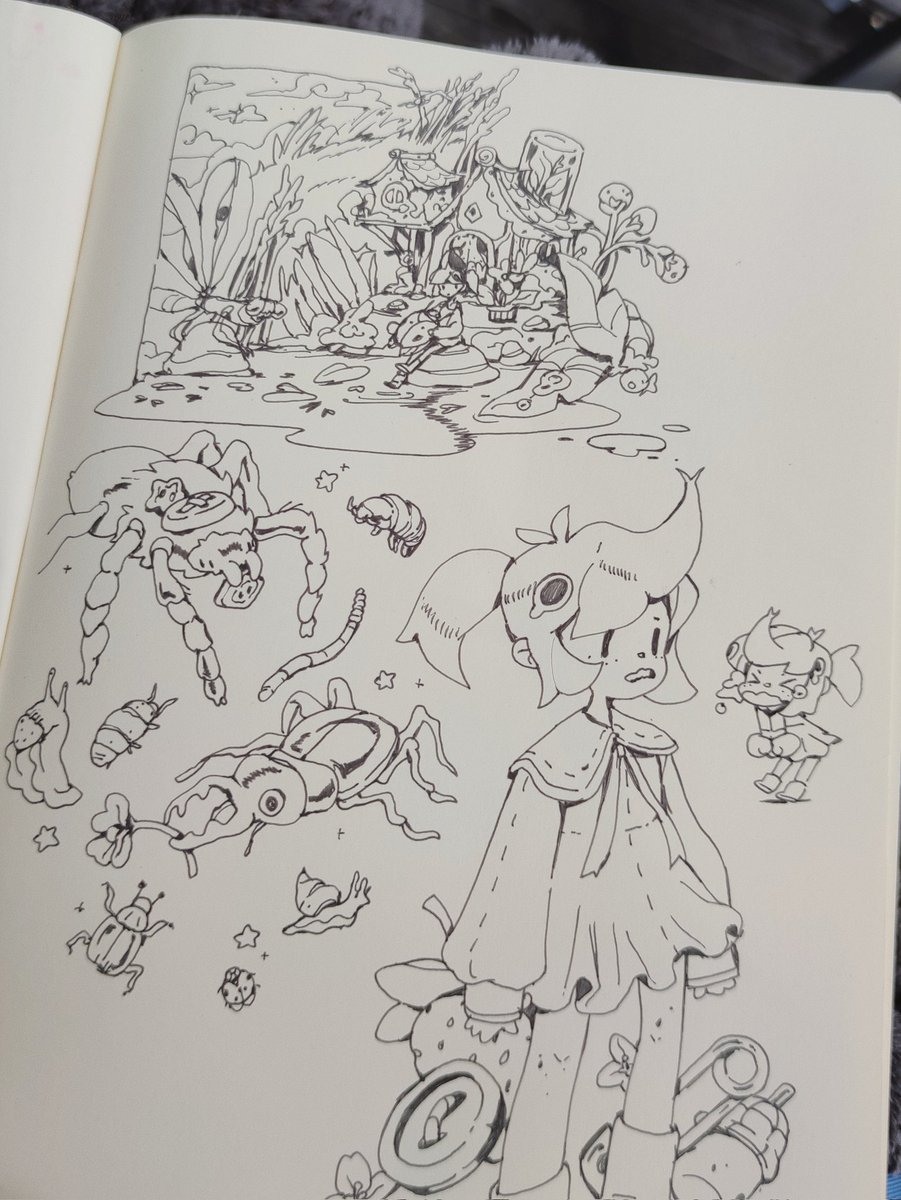 uninspired vacation doodles 🫡 