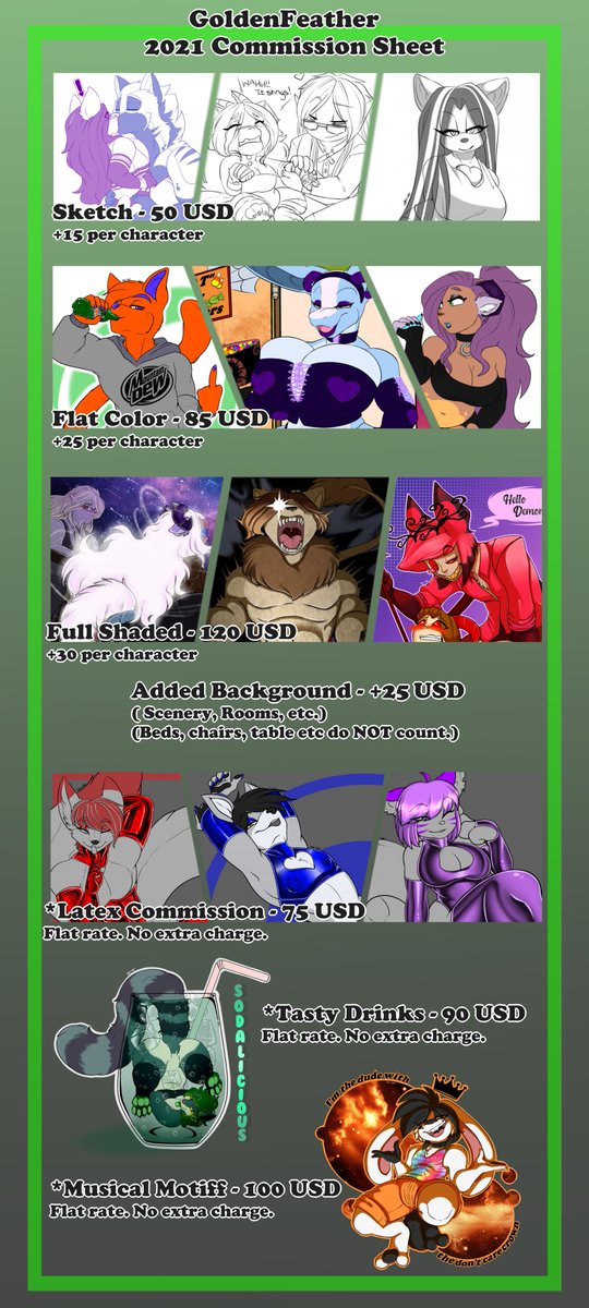 goldenfeather17's tweet photo. I feel that my skills and use of the new art program are now sufficient enough to be able to do commissions! 

So for now, I will have 4 slots open! If you want to commission me, go ahead and read the T.O.S. and commission prices, then shoot me an email! https://t.co/1mOiB6TnHh