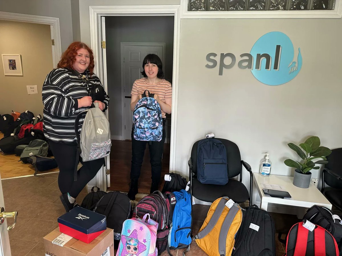 Shoutout to the local staff at Aker Solutions for dropping by with so many backpacks and boxes of supplies! We appreciate the continued support as we get closer and closer to the beginning of the school year.