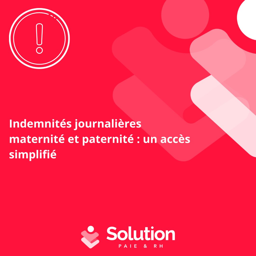 SolutionPaieRH's tweet photo. 📌🗞 [ACTUS SOCIAL] - Indemnités journalières maternité et paternité : un accès simplifié.

#indemnitesjournalieres #Ijss #droit #maternite #paternite #solutionexpertsocial #solutionpaierh 

🎯 Vous souhaitez plus d’informations sur le sujet ? Alors, contactez-nous ! https://t.co/gscW7yAx5Q
