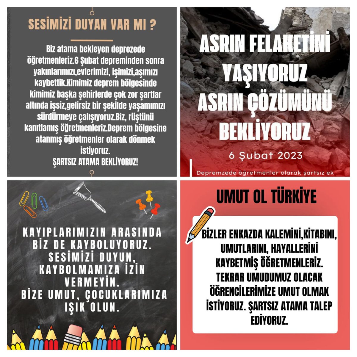 ismailsbnc99's tweet photo. @Yusuf__Tekin Sayın Bakanımız,
Ataması gerçekleşmemiş depremzede öğretmenler olarak sizinle görüşmek istiyoruz. Bize zaman ayırır mısınız? 
#DepremzedeÖğretmeneAtama https://t.co/oXOneGO5gI