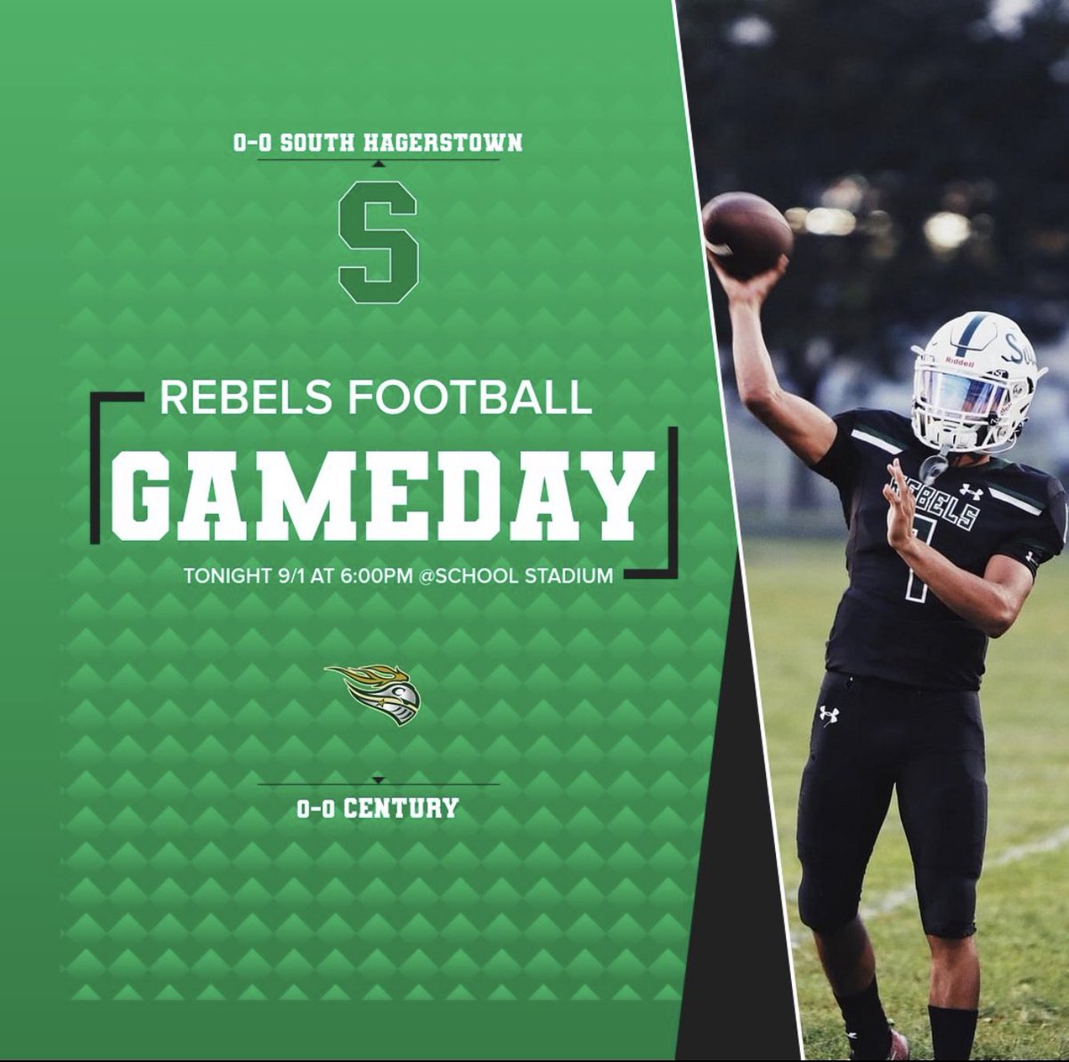 Game starts at 6PM❗️ South High Football
🏈📈📈📈📈🏈