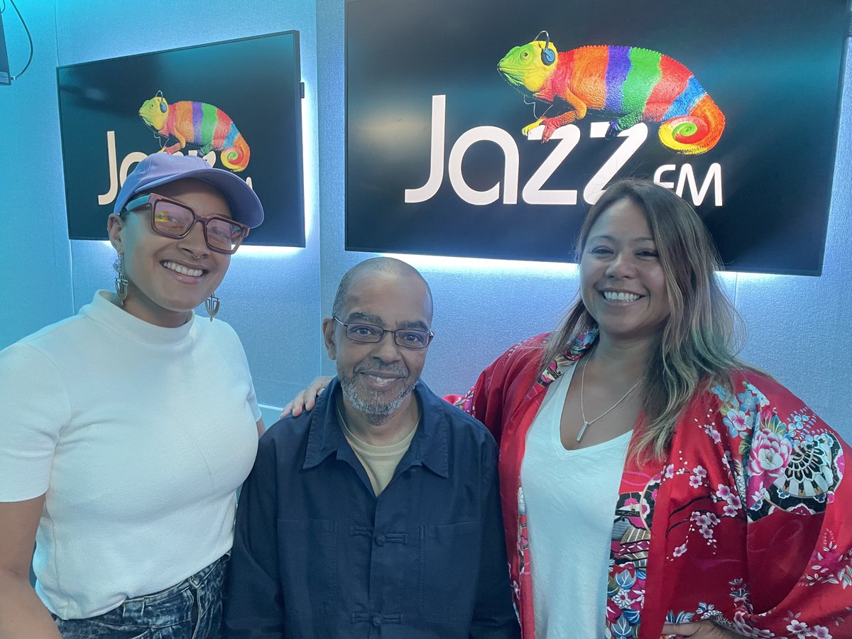 Great to chat about #stangetz 'Focus' and more with <a href="/lovenigel/">Nigel Williams</a> and <a href="/nubya_garcia/">Nubya Garcia</a> on <a href="/jazzfm/">Jazz FM</a>. Bumped into <a href="/NikkiPianoYeoh/">Nikki Yeoh</a> too! See you <a href="/southbankcentre/">Southbank Centre</a> on 15/9 for our concert with <a href="/NuCivilisation/">Nu Civilisation Orchestra</a> ft. Nubya w/ our 29-piece string section. Check it out here: tinyurl.com/4nprzs38