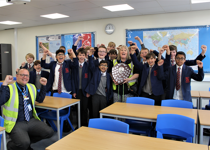 WellacreAcademy's tweet photo. Mrs Irwin, Head of House, and Turing were crowned House of the Year winners 22/23 - with forms enjoying their victory on the last day of term. We hope #TeamTuring returns to school in a celebratory mood!
The competition is now on for 2023/24 #TeamLowry #TeamTuring #TeamPankhurst https://t.co/X8CyXL2FHy