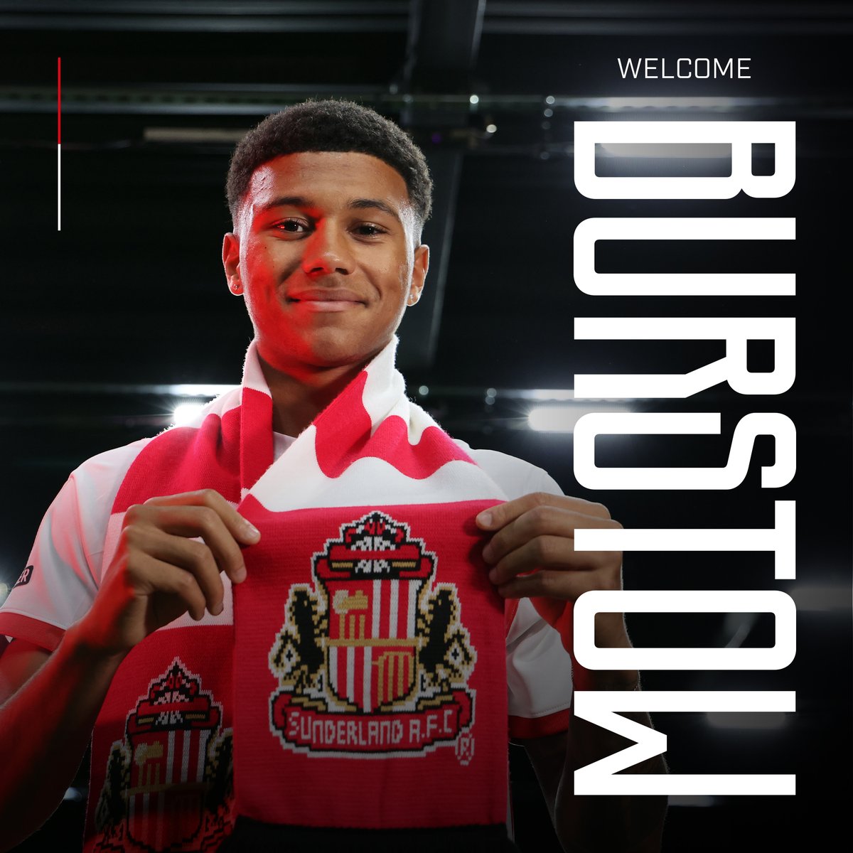 SunderlandAFC's tweet photo. ❤️ We are delighted to confirm the loan signing of striker Mason Burstow from @ChelseaFC! 

#SAFC
