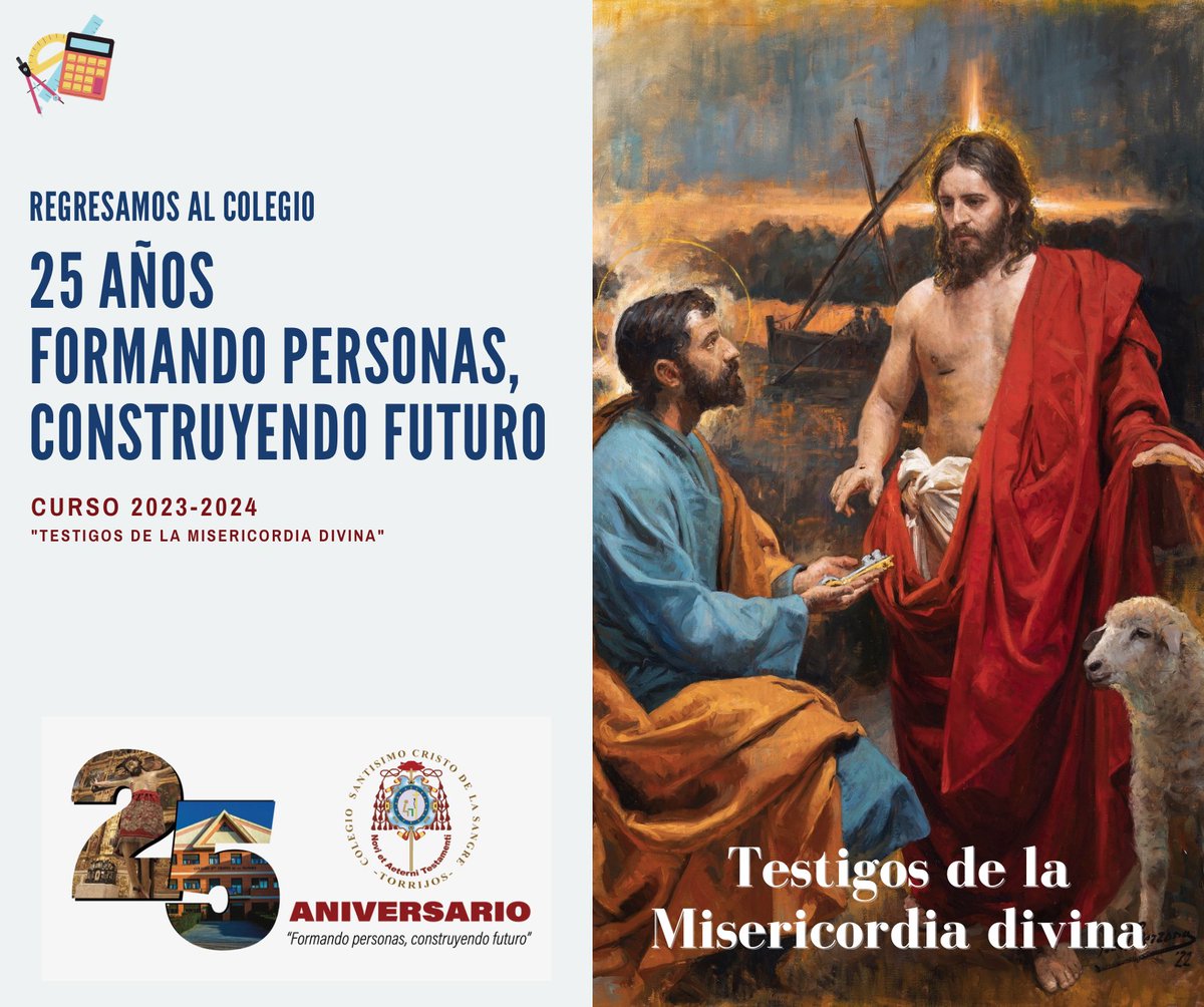 Equipo Entér@te
"Testigos de la Misericordia divina"
COMENZAMOS UN NUEVO CURSO
El lunes 11 de septiembre comenzamos el nuevo Curso 2023-24 celebrando nuestro aniversario, 25 años "Formando personas, construyendo futuro".
#25Aniversario #creando_FARP #FARP_enmarcha