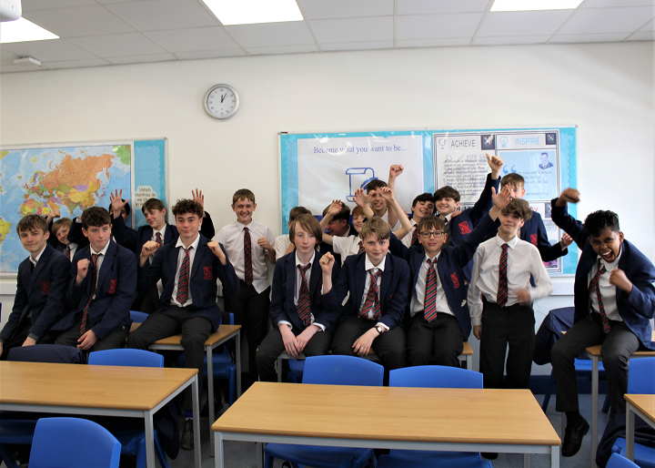 WellacreAcademy's tweet photo. Mrs Irwin, Head of House, and Turing were crowned House of the Year winners 22/23 - with forms enjoying their victory on the last day of term. We hope #TeamTuring returns to school in a celebratory mood!
The competition is now on for 2023/24 #TeamLowry #TeamTuring #TeamPankhurst https://t.co/X8CyXL2FHy