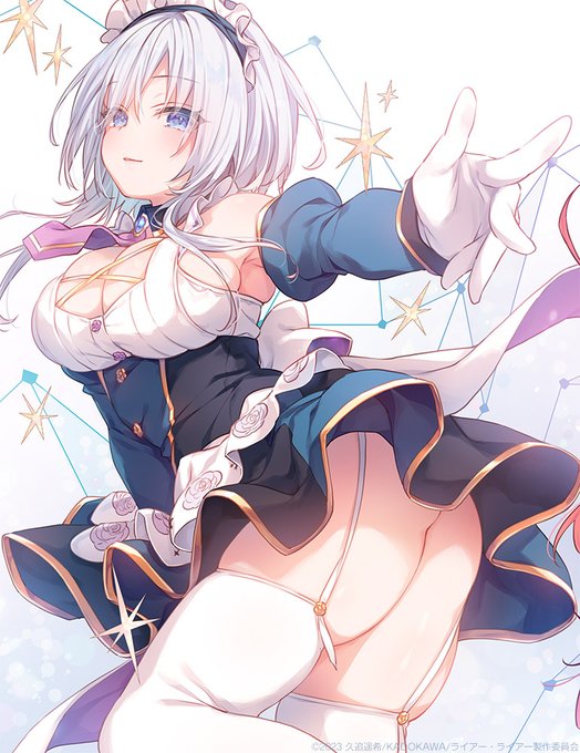 「銀髪メイドはいかがでしょうか。ご主人様💕」 