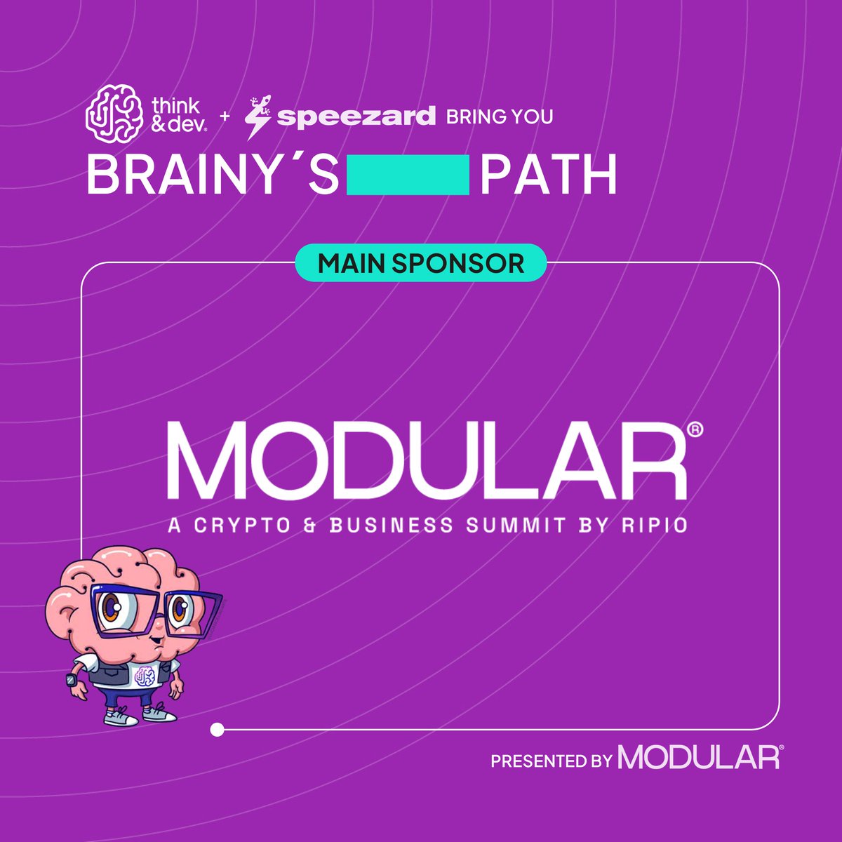 ThinkandDev's tweet photo. 🚀 ¡MODULAR SE SUMA A BRAINY’S PATH COMO MAIN SPONSOR!

Modular es un summit sobre cripto y negocios presentado por Ripio que busca potenciar el uso y la adopción blockchain para ayudar a las empresas a integrarse a la nueva economía digital.

¡Gracias por el apoyo! ❤️

@RipioApp https://t.co/PKEuTiOcF9