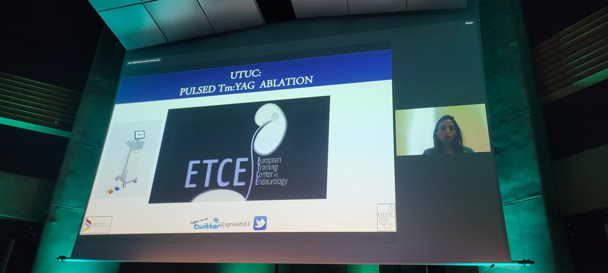 VicentiniUro's tweet photo. @sproietti81 on UTUC. Good use for TFL or the new pulsed Thulium:YAG #stone23 very good hemostasis and tumor ablation @Endo_Society #urology https://t.co/0aqisFxFjg