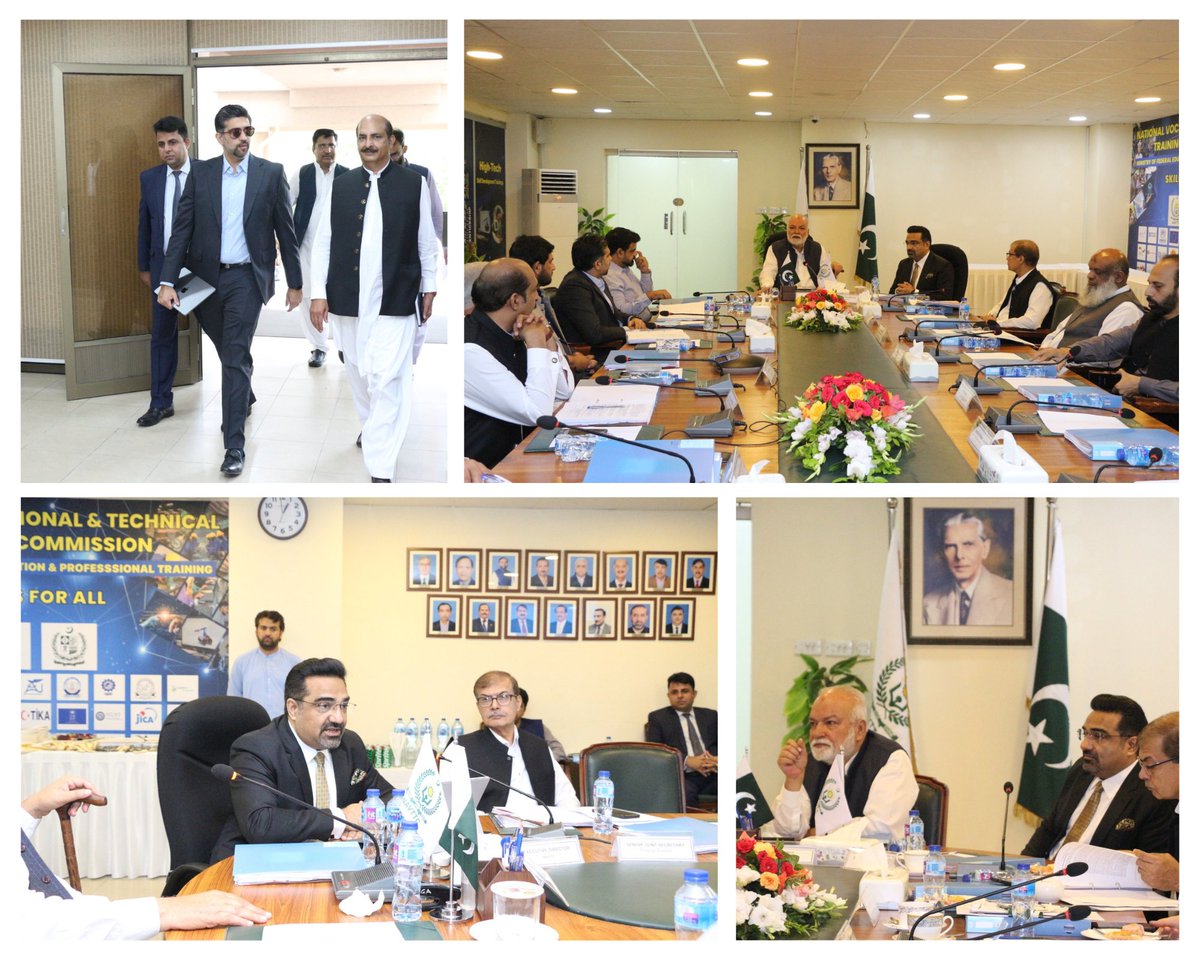 NAVTTCOfficial's tweet photo. #NAVTTC's 26th Board Meeting approved key @PMsYouthProgram proposals. Management praised NAVTTC's contributions and commitment to a brighter future! #SkillsForAll #TVETDevelopment
@EduMinistryPK
@M_Aamir_Jan https://t.co/rJhv97Vca2
