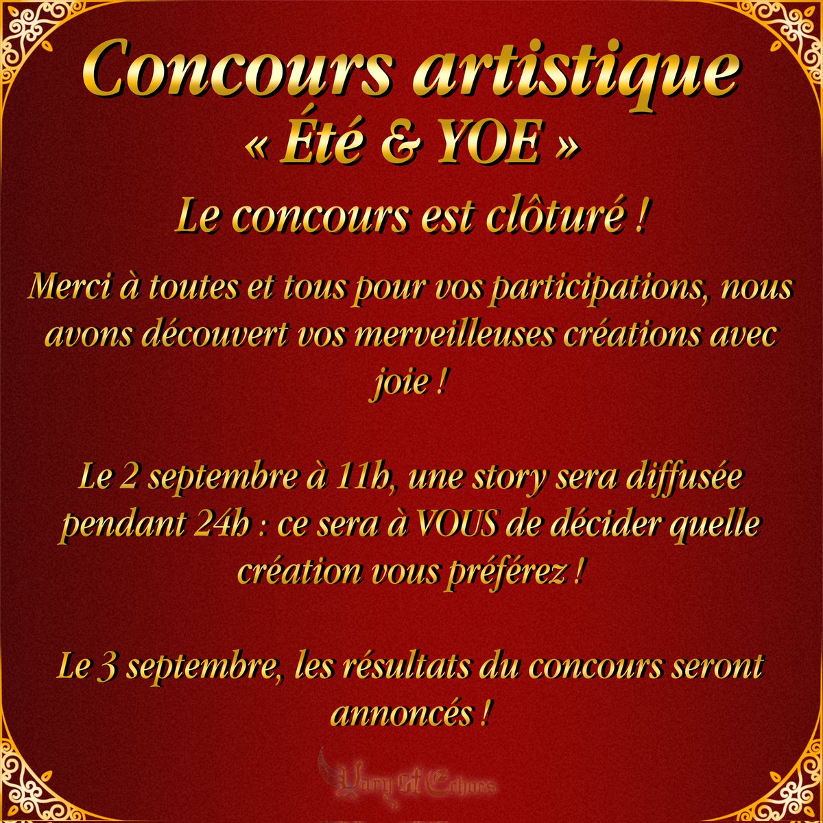 Yarnofechoes's tweet photo. Le concours est terminé ! Merci pour toutes vos participations ! 🥰❤️ Rendez vous bientôt pour le vote et les resultats finaux !! 

#mork #yoe #eteyoe2023 
#apple #ios #android #app #concours #drawing #dessin #charadesign #blgame #glgame #creation #creative #été #summer https://t.co/WvfpSo5MwP