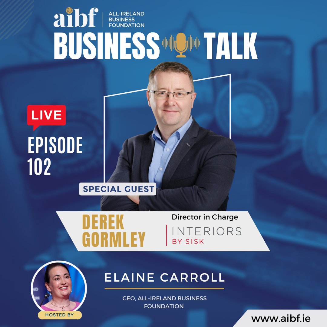 In this week's AIBF Business Talk podcast, Derek Gormley, Director in Charge at Interiors by Sisk, discusses the evolution of modern workspaces and the role of smart technologies in transforming the industry. 🎧 Tune-in now: shorturl.at/kJPQS #AIBF #fitoutinteriors
